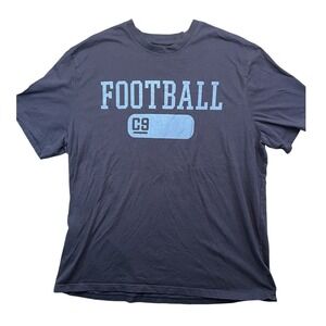 Vintage Champion Duo Dry C9 Collection Football Short Sleeve T-shirt XL Blue